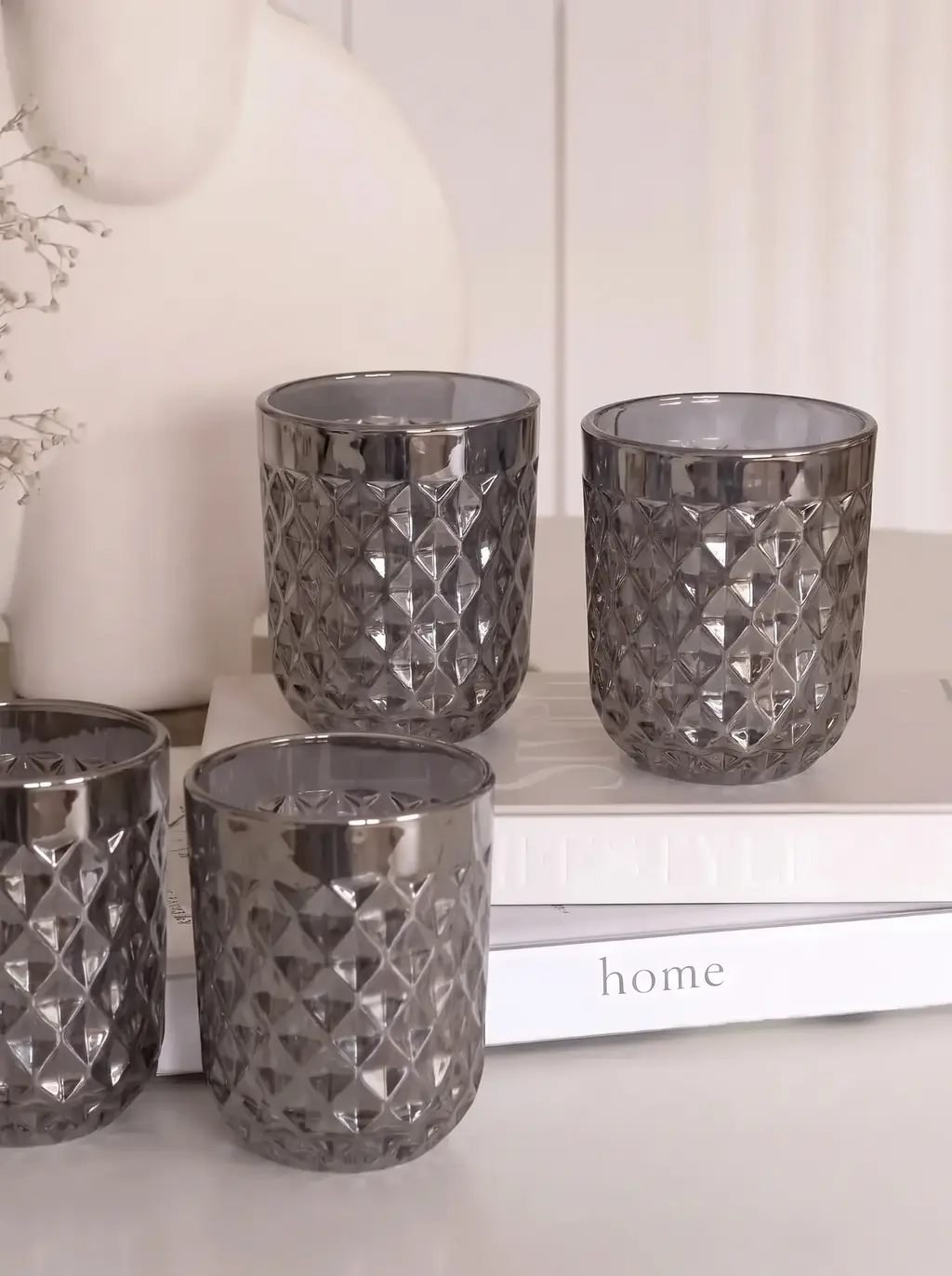 Set x6 Vasos Bali 260ML Grey