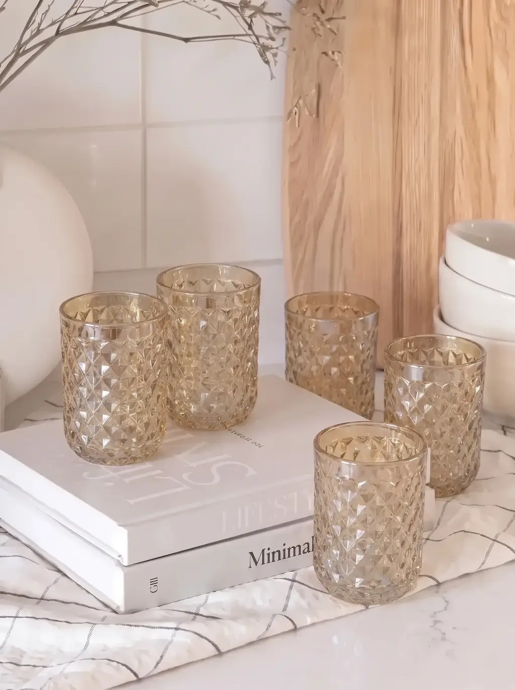 Set x6 Vasos Bali 410ML Ambar