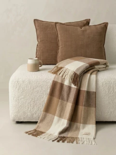 Manta Full Trama Beige GH-0141BG, foto 1 de 2