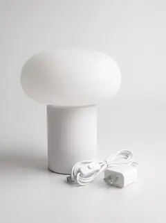 Velador Mushroom Blanco, foto 2 de 4