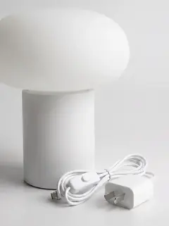 Velador Mushroom Blanco, foto 3 de 4