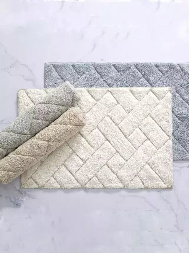 Alfombra de baño brick