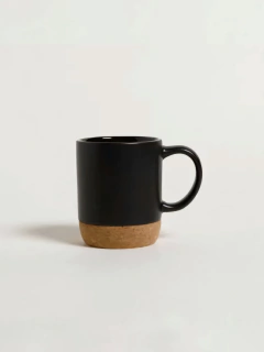 Mug net black base de corcho, foto 2 de 4