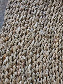 Alfombra redonda de seagrass 120 cm, foto 4 de 4