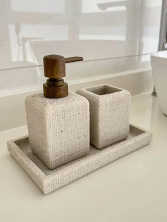 Dispenser simil lino natural, foto 2 de 4
