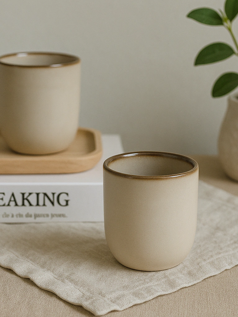 Mug sin asa eden crema