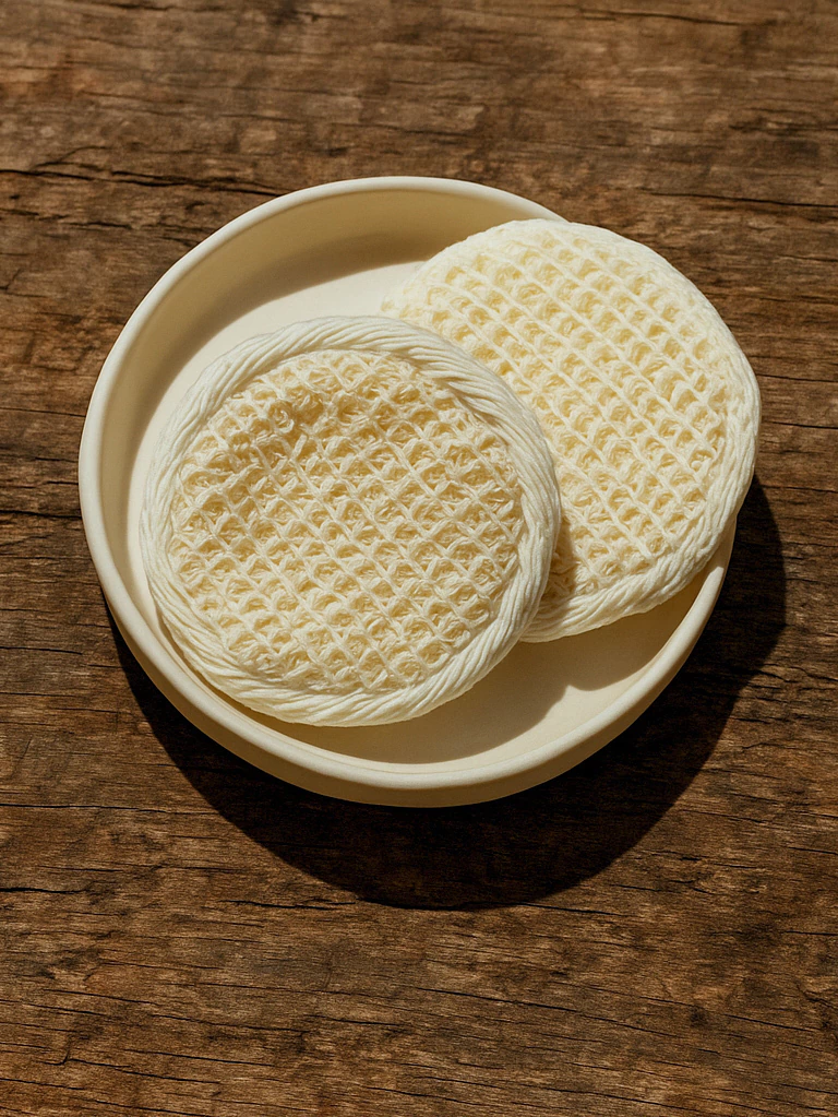 Jabonera ceramica blanco organico