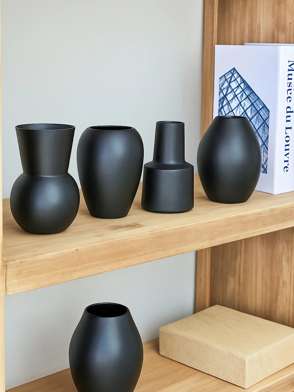 Florero vases black