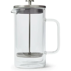 Cafetera doble vidrio termico 600ml con tapa de metal, foto 3 de 3