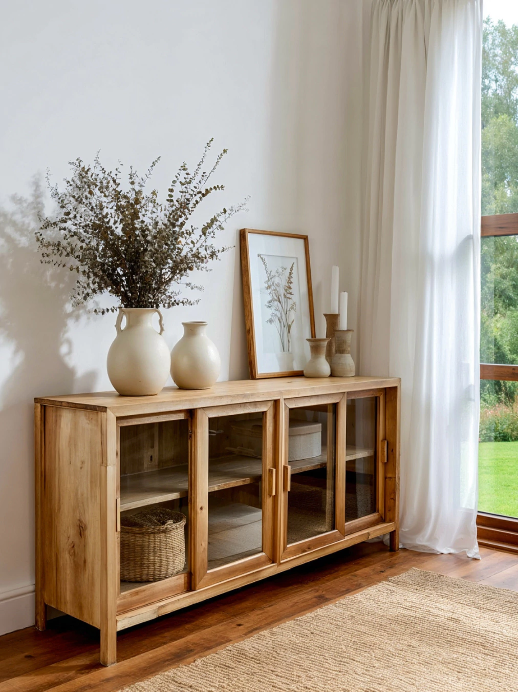 Vajillero puertas de vidrio 180 cm