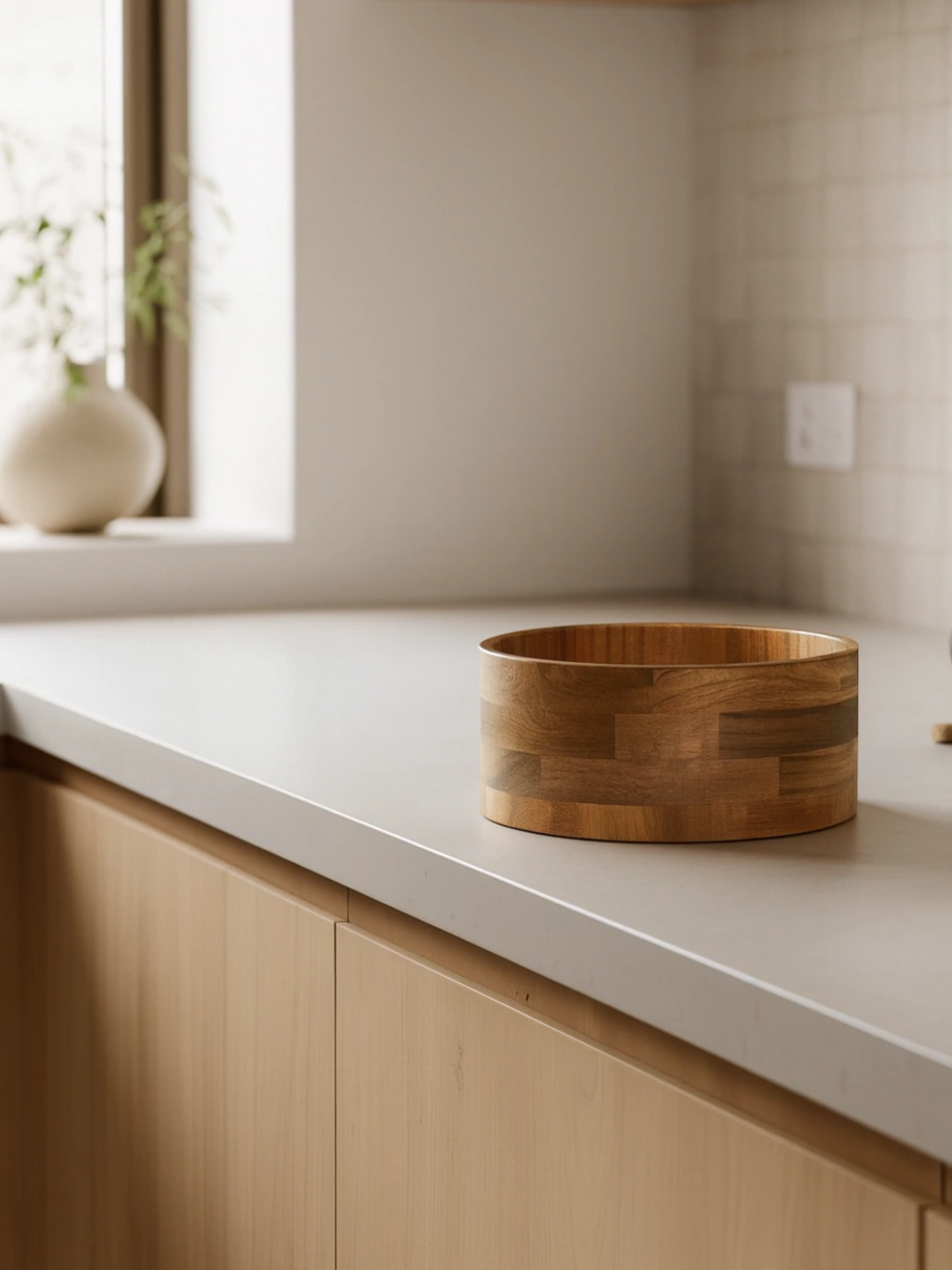 Bowl recto de madera de acacia 2400ML
