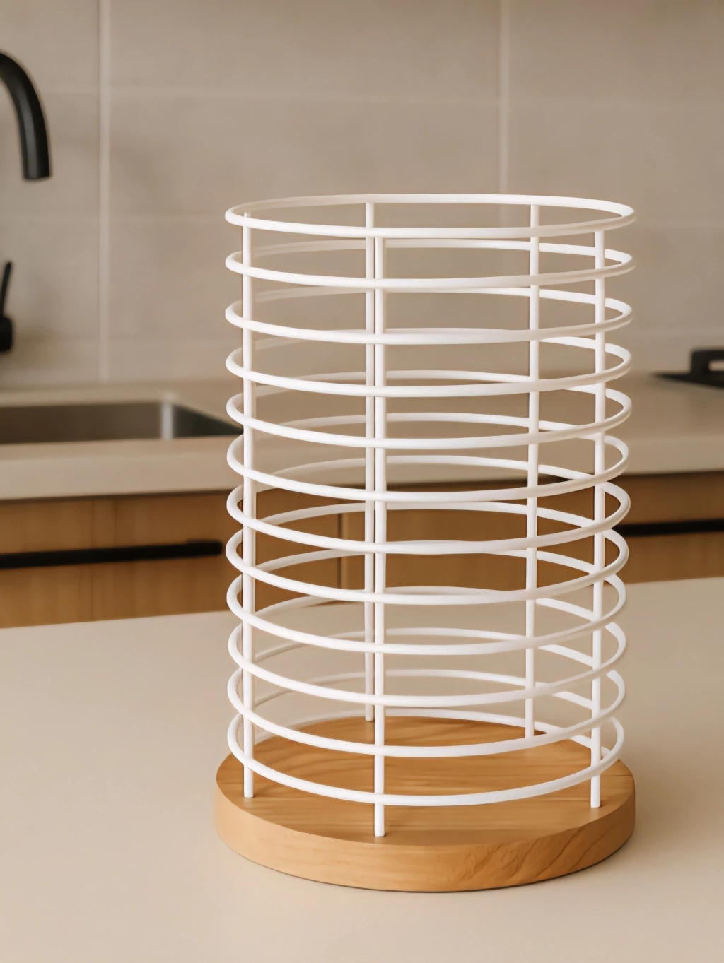Porta utensillos nordico blanco