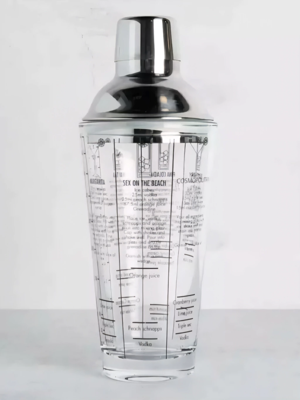 Coctelera 400ml vidrio