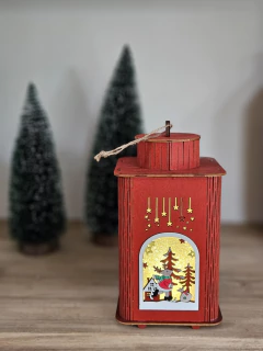 Farolito Rojo Con Luz, foto 1 de 2