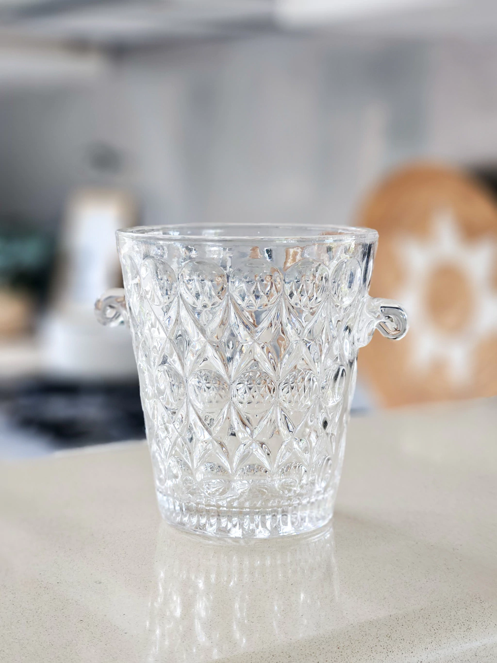 Hielera de vidrio diamond