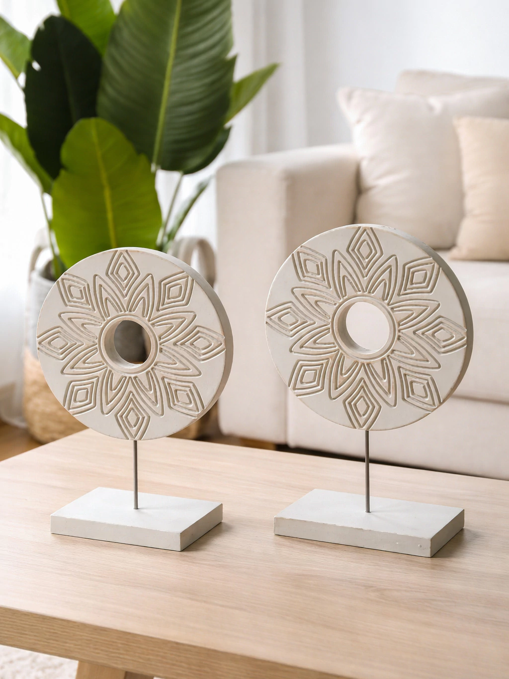Set x2 pedestal flor