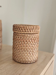 Porta algodon rattan, foto 3 de 3
