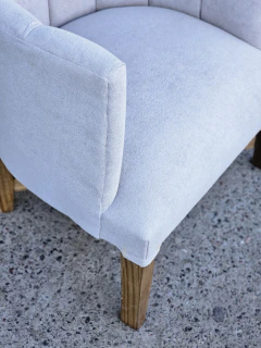 Sillon Gervasoni Tapizado Boucle Gris, foto 3 de 7