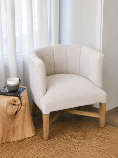 Sillon Gervasoni Tapizado Boucle Beige, foto 1 de 5