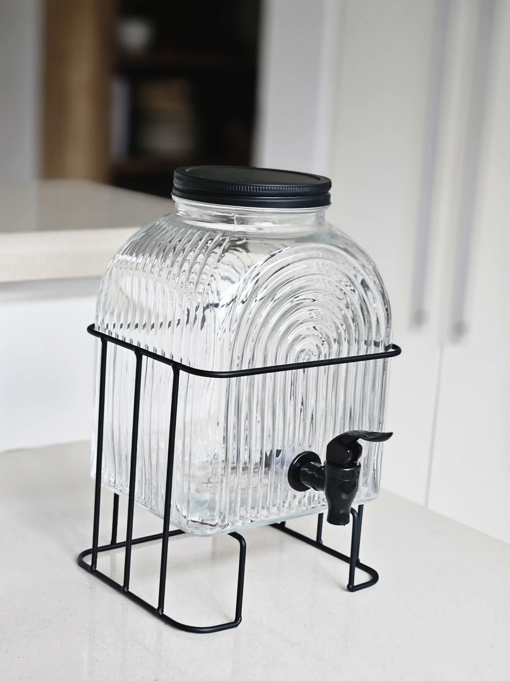 Dispenser de bebidas de vidrio Rainbow