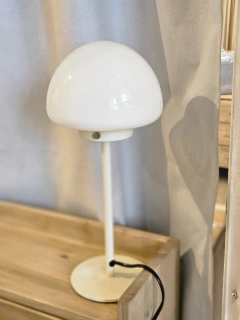 Lampara de Mesa Perle Beige Marfil, foto 2 de 4