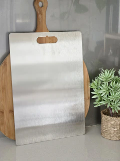 Tabla de acero para picar 28x40cm