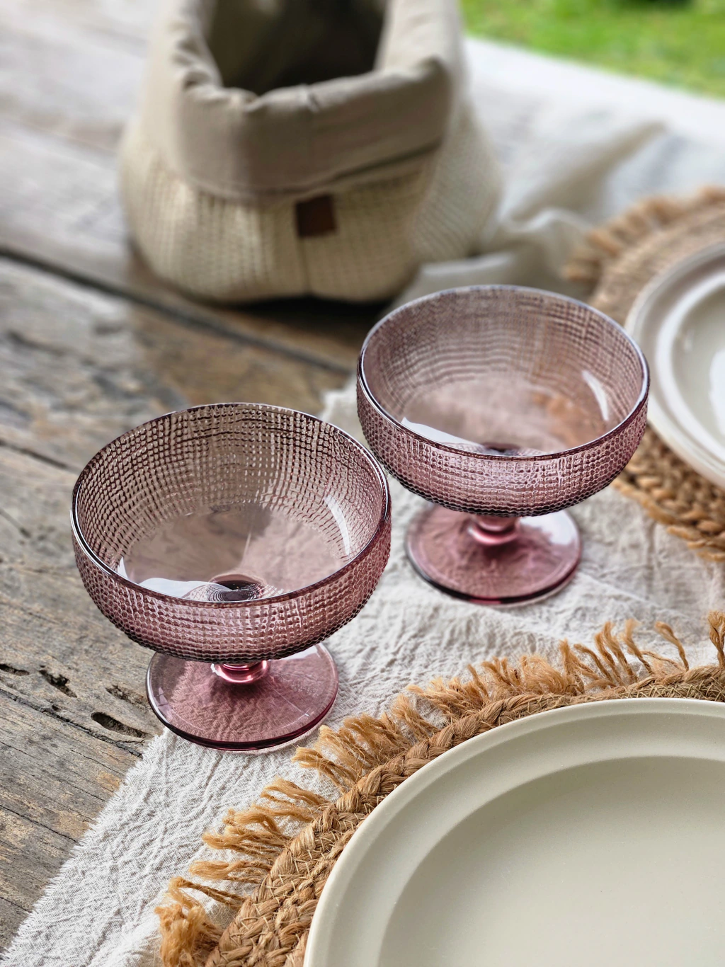Set x6 Bowl Sara Purple