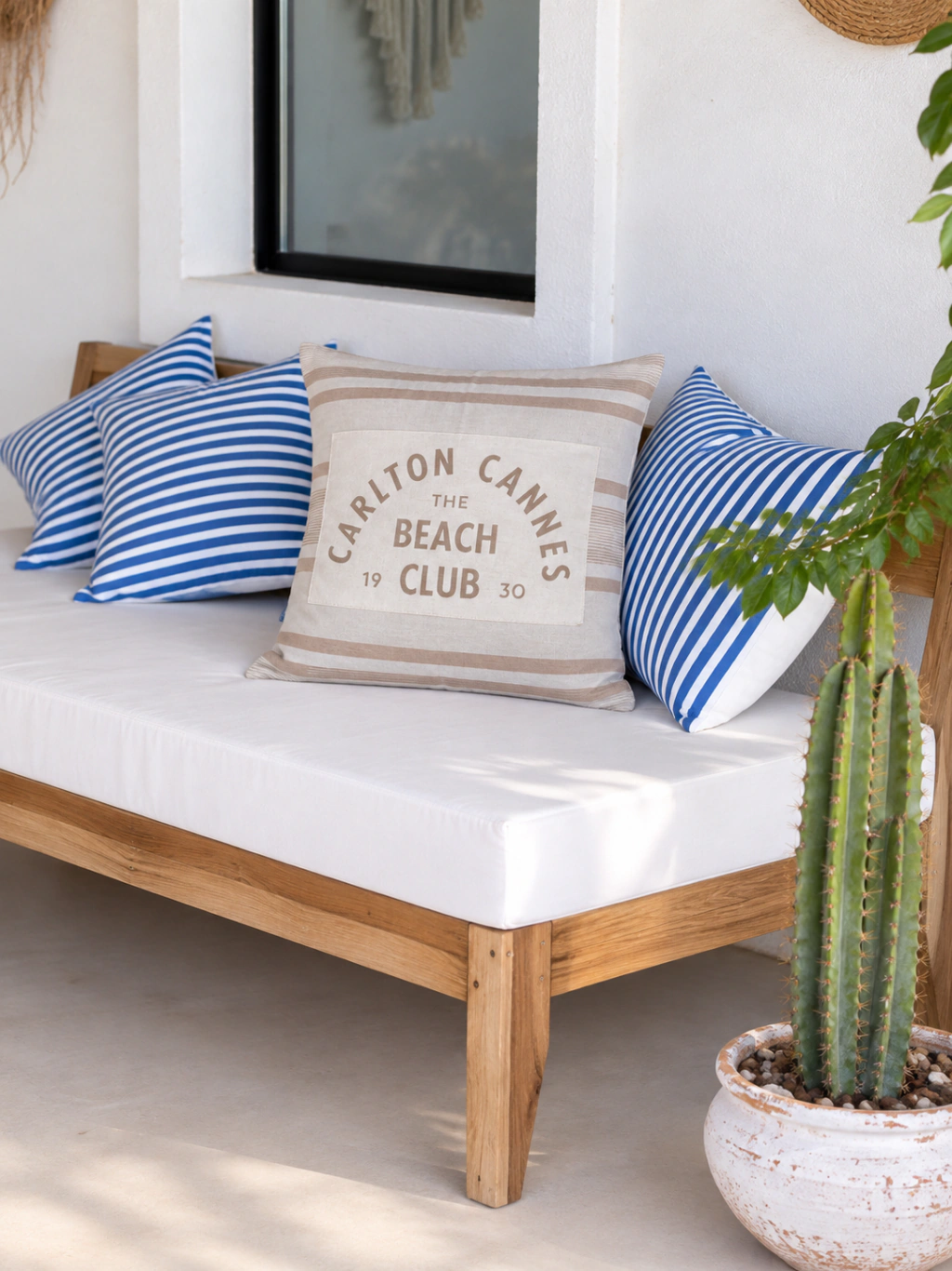 Funda de Almohadon 50x50 Carlton Beach Beige
