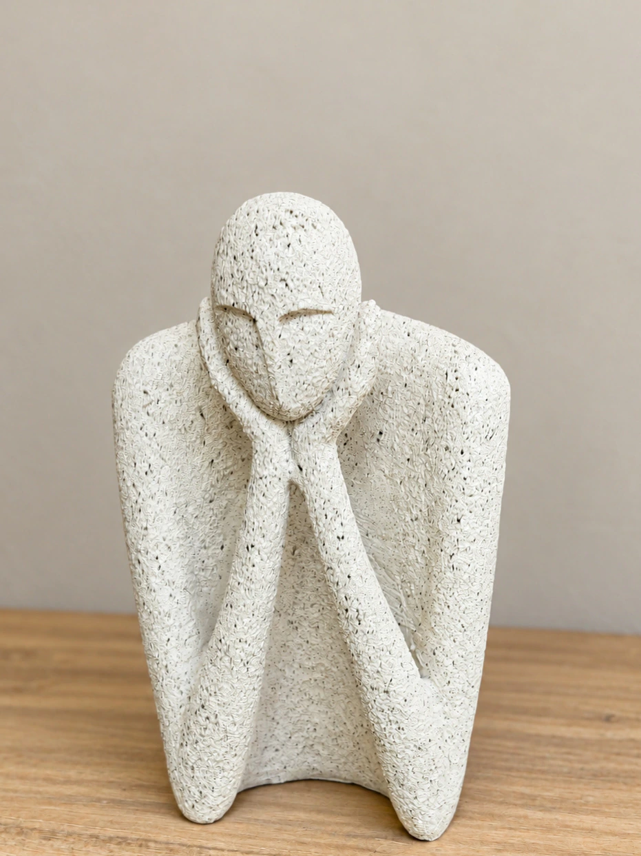 Figura persona resina 15cm 2 mano