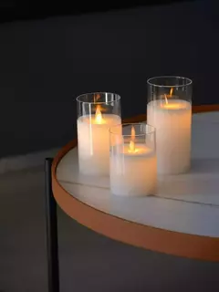 Vela Led con Envase de Vidrio, foto 2 de 5