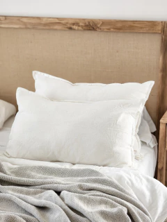 Funda de almohadon tussor off white (2 medidas), foto 3 de 4