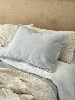 Funda de almohadon tussor gris perla (2 medidas), foto 2 de 3