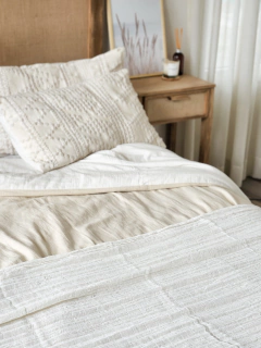 Pie de cama gasa - off white, foto 3 de 4