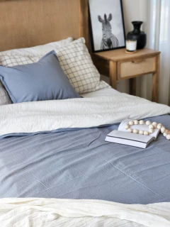 Funda de almohadon tussor gris elefante (2 medidas), foto 3 de 5
