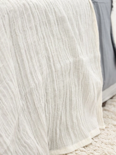Pie de cama gasa - off white, foto 4 de 4