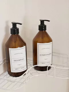 Dispenser Shampoo Etiqueta Blanca, foto 3 de 3