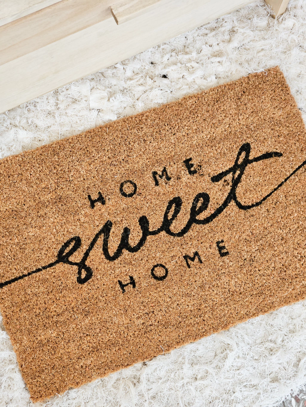 Felpudo coco home sweet home