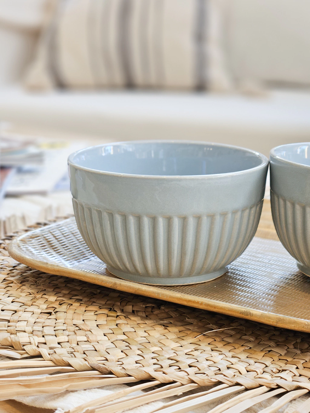 Bowl cane XL gris