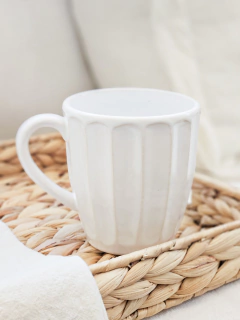 Mug Vainilla Blanco
