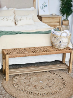 Banco pie de cama kraft, foto 1 de 2