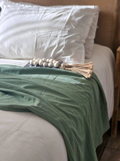 Pie de cama - verde musgo, foto 2 de 2