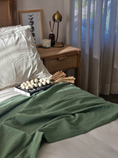 Pie de cama - verde musgo, foto 1 de 2