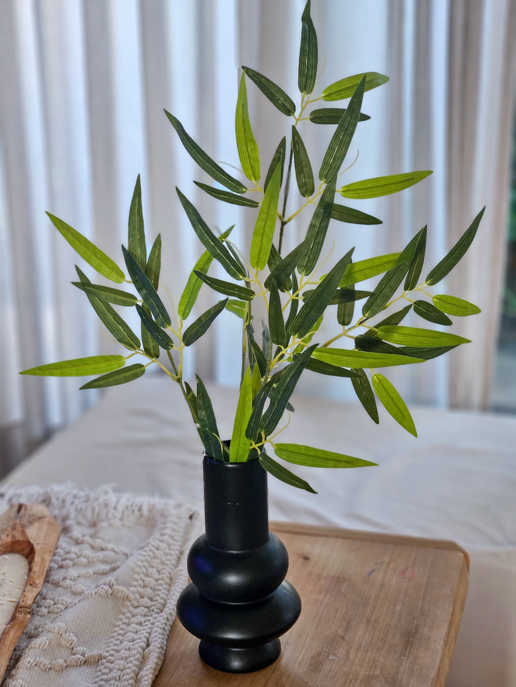 Rama hojas de bamboo 68cm