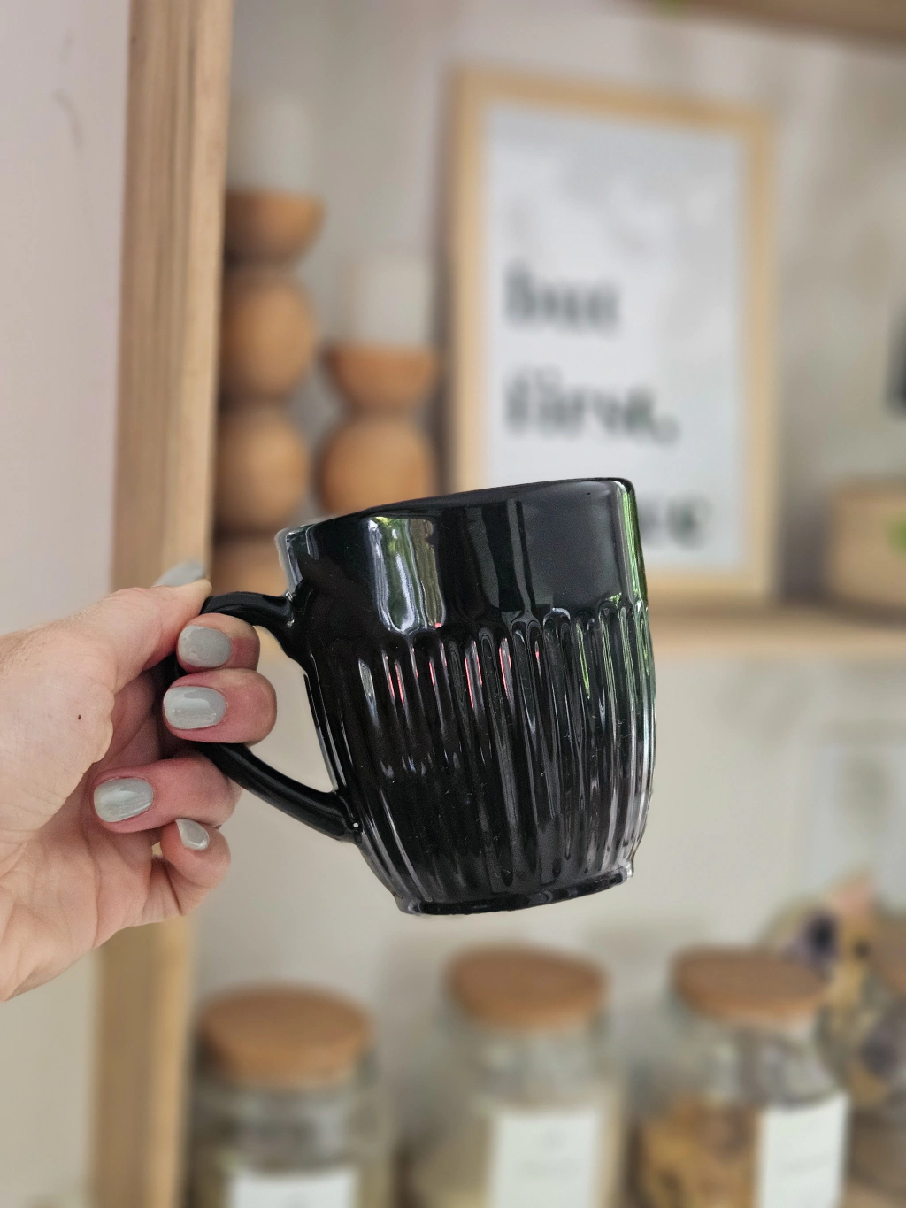 Mug bombe negra