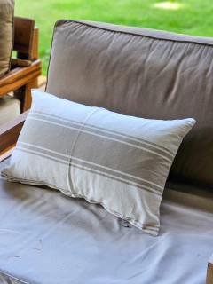 Funda de almohadon bermeo tussor crudo-beige 60x40, foto 3 de 3