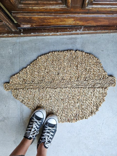 Alfombra fibra natural hoja, foto 1 de 5