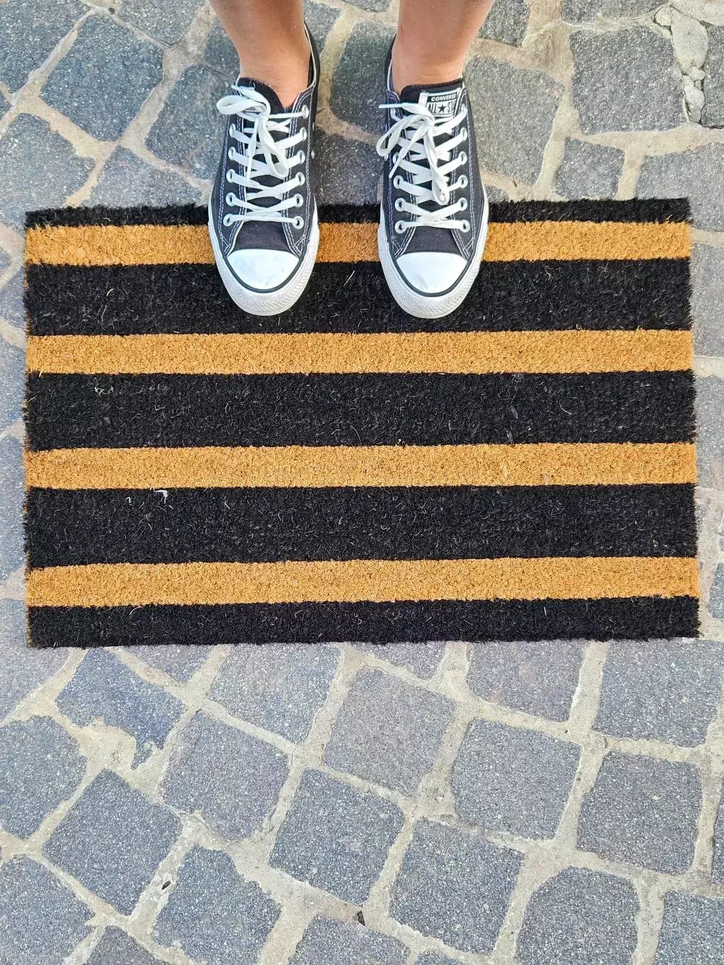 Felpudo stripes coco y pvc