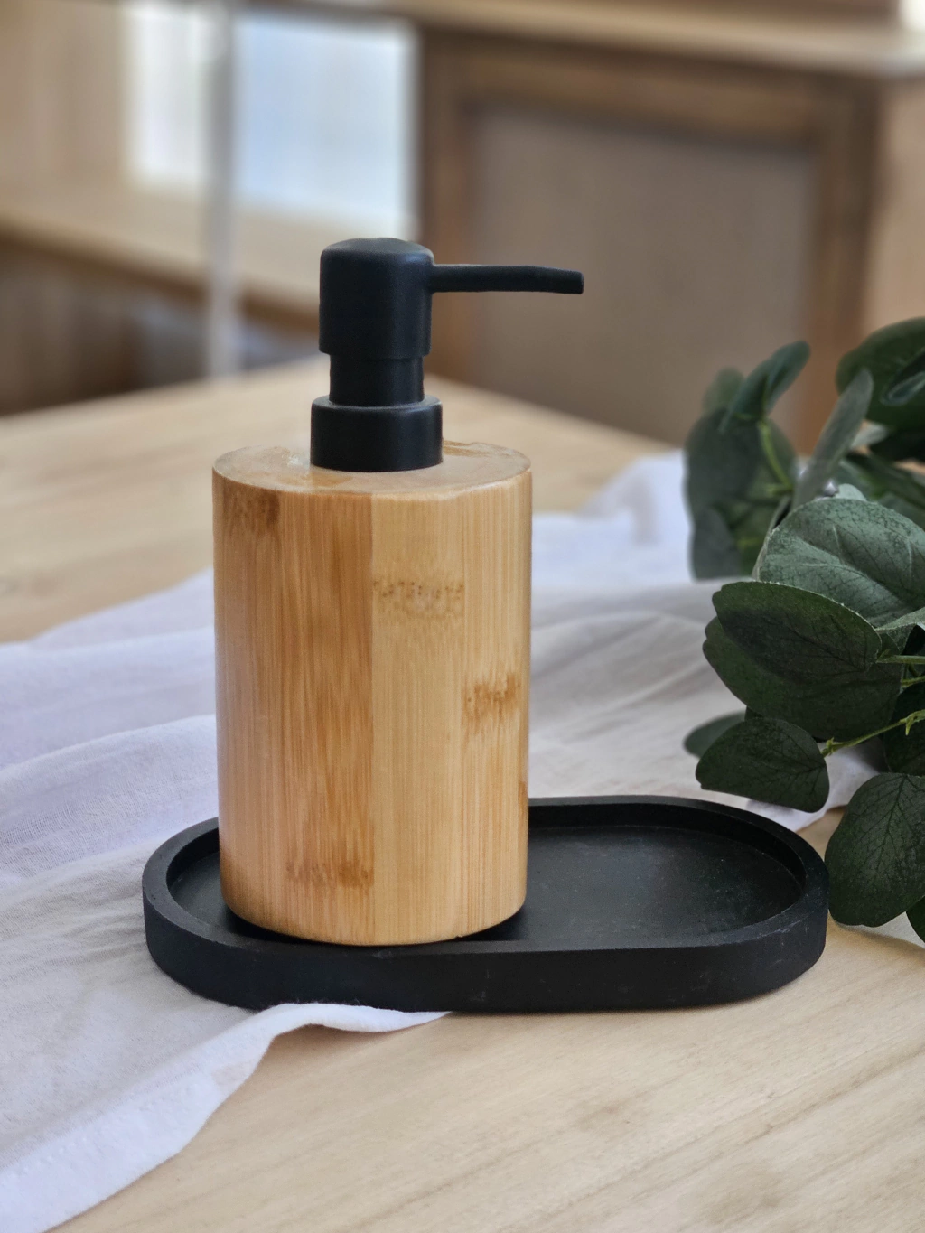 Dispenser bamboo bomba negra