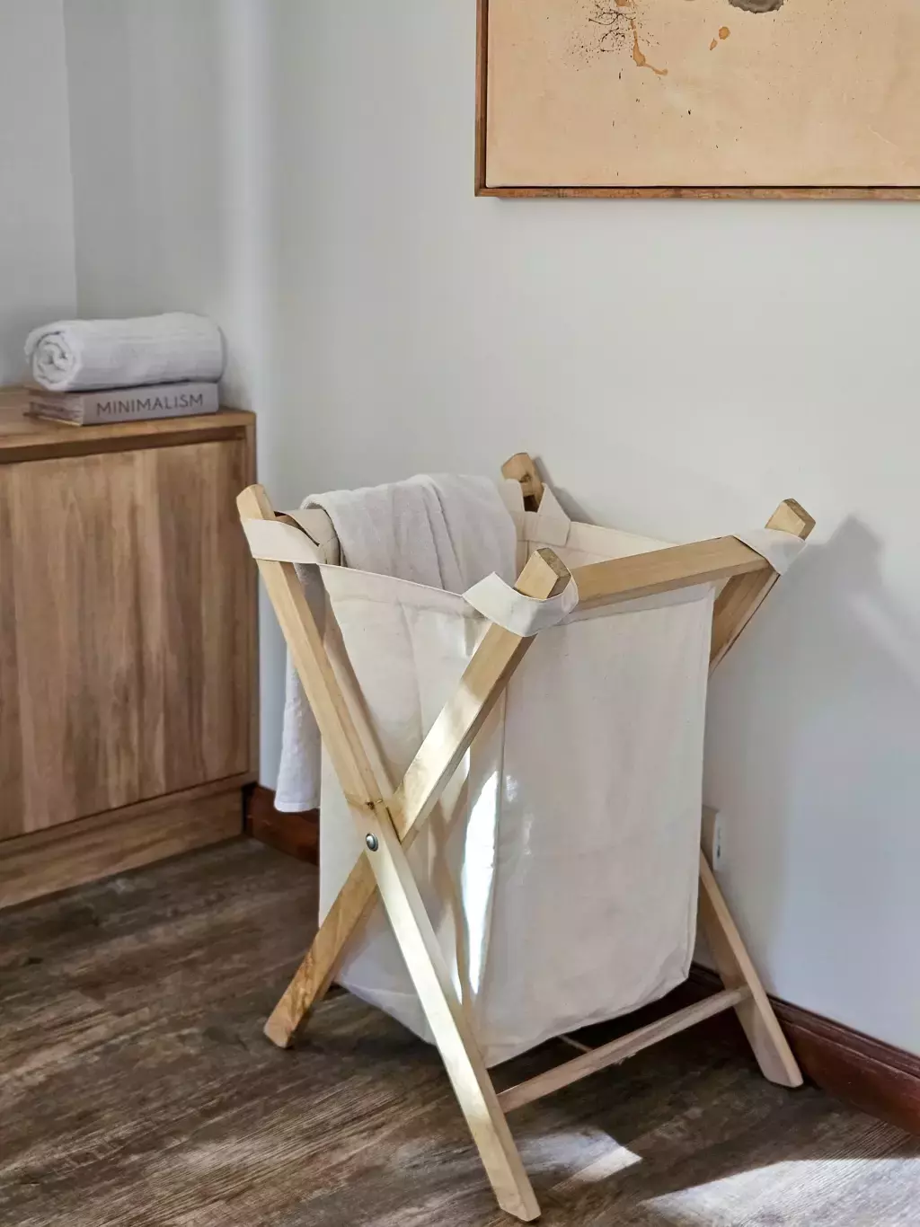 Cesto ropa plegable Natural (2 medidas)