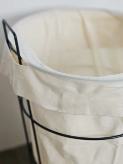 Cesta laundry negro, foto 2 de 3